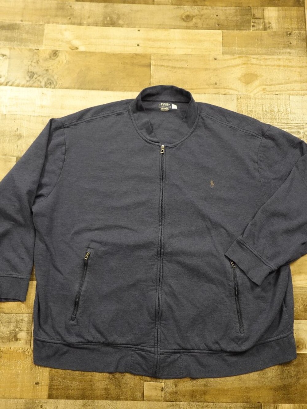 Polo Ralph Lauren Full Zip Jacket Men’s 5XB Big Blue Pony Logo‎ Sweatshirt
